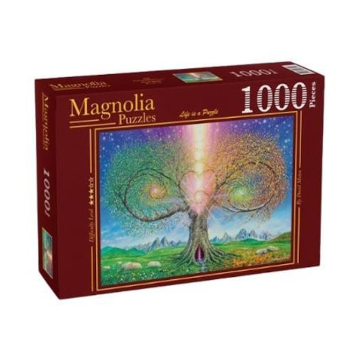 10 Красиви Пъзели за Деца и Възрастни - Класация Пъзел Магнолия от 1000 части - Дървото на безкрайната любов (3431) - eMAG.bg