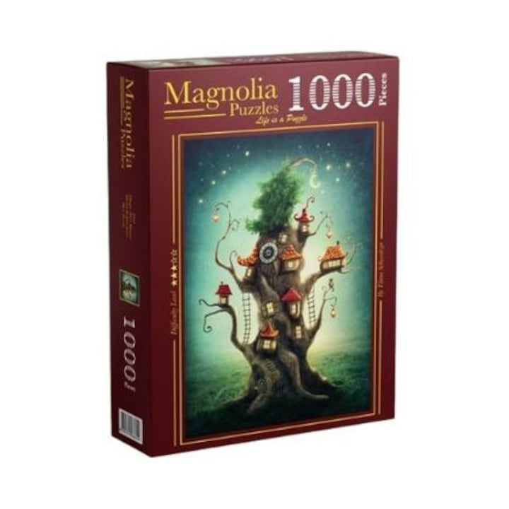 10 Красиви Пъзели за Деца и Възрастни - Класация Пъзел Магнолия от 1000 части - Вълшебна къща на дървото (2337) - eMAG.bg