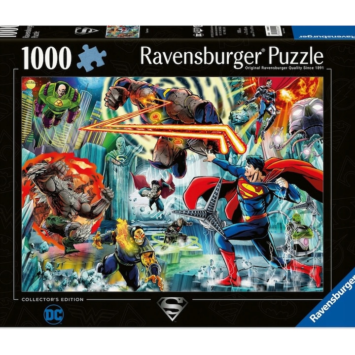 10 Красиви Пъзели за Деца и Възрастни - Класация Пъзел Ravensburger Superman Колекционерско издание 1000 части - eMAG.bg
