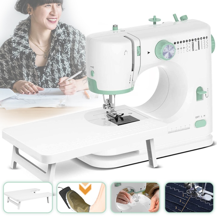 Преносима електрическа шевна машина EXCITAT® с 12 вида шевове