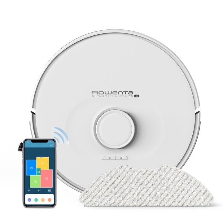 Rowenta Прахосмукачки: Най-Добрите Модели За Всяка Нужда — Роботи, Вертикални И Парочистачки Робот прахосмукачка Rowenta X-Plorer S75S Animal & Allergy RR8567WH