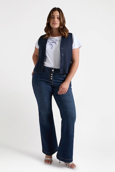 Fiorella Rubino Ленен елек с копчета