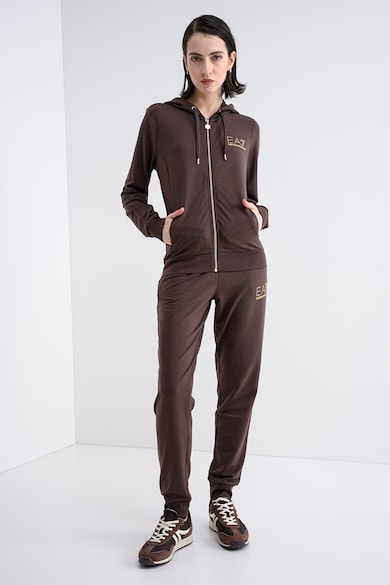 Дамски Спортни Екипи С Качулка – Топ Модели За Всеки Ден EA7 Фитнес екип с качулка и лого