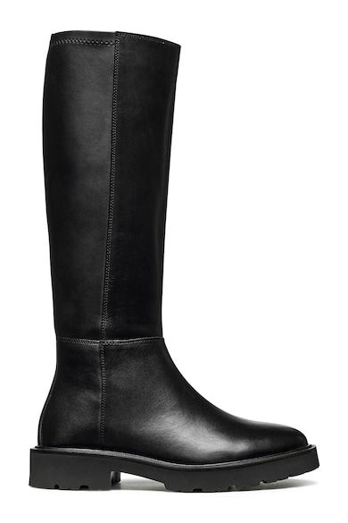 Geox Ботуши до коляното с кожа и еко кожа