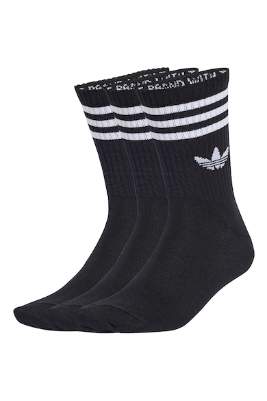 Кои Са Най-Предпочитаните Дамски Чорапи С Лого За 2026? adidas Originals Унисекс дълги чорапи с лого - 3 чифта