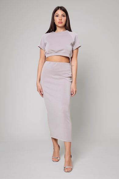 uFIT Комплект къс топ и пола Taupe 11399