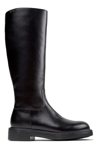 Camper Високи кожени ботуши с цип