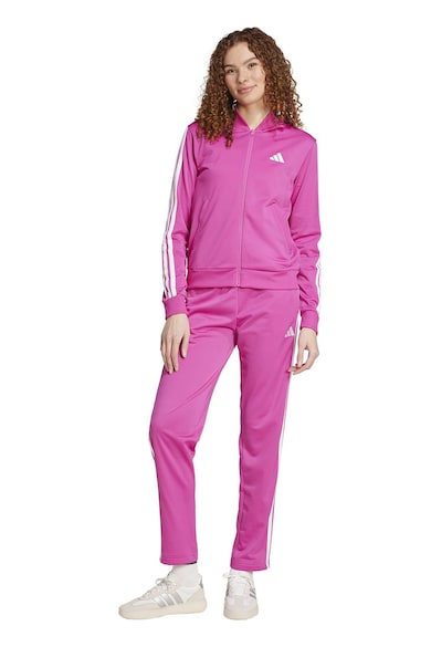 adidas Sportswear Спортен екип W ESS 3S TS с цип и лого
