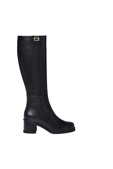 Baldinini Кожени ботуши с масивен ток