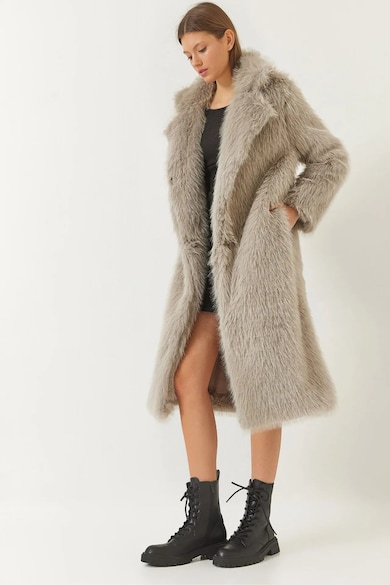 HiCCUP Палто под коляното от еко пух