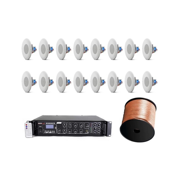 Аудио система JBL 16 вградени колони усилвател