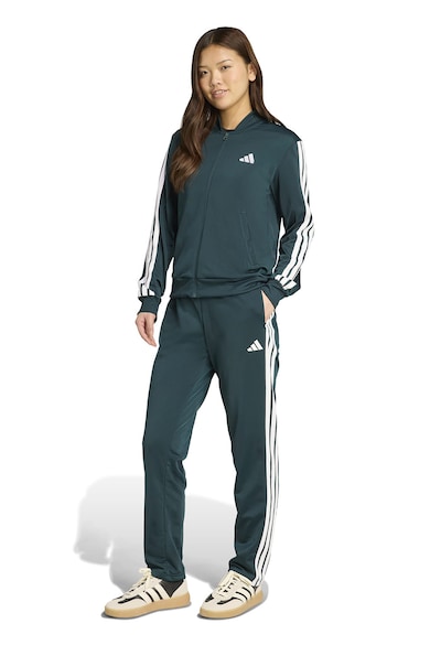 adidas Sportswear Спортен екип W ESS 3S TS с цип и лого