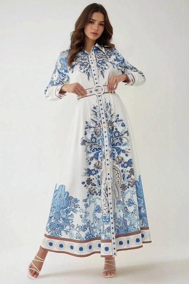 Топ 8 Макси Рокли Под 50 € За Ежедневен Комфорт HiCCUP Макси рокля синя