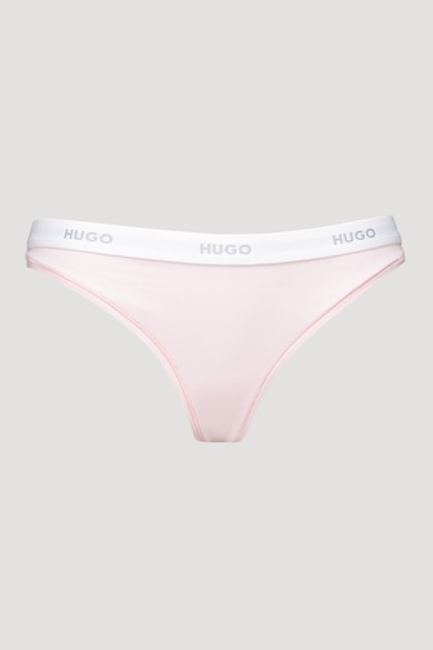 HUGO Танга с памук с лого на талията