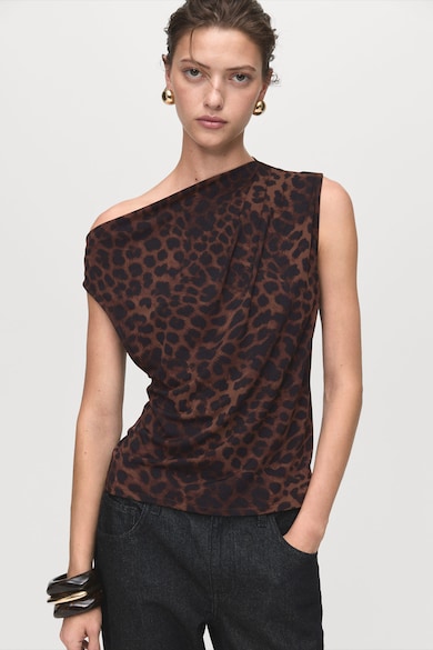 Топ 7 Дамски Блузи С Принт И Флорални Мотиви — Новият Сезон Mango Блуза с животинска шарка
