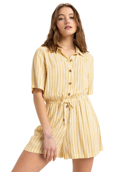 ROXY Раиран къс гащеризон с копчета