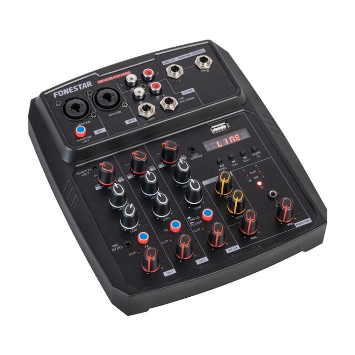 Подбрахме За Вас Най-Добрите DJ Миксери За Домашно Студио Миксерна конзола Fonestar mix-4live DJ