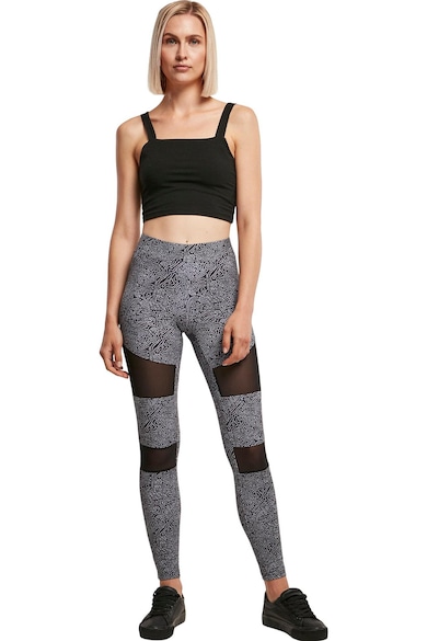 Най-Добрите Дамски Клинове В Многоцветни И Животински Шарки Urban Classics Клин с принт и ефирни зони