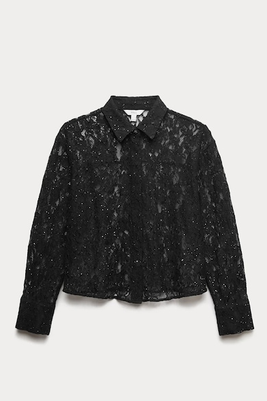 Marks & Spencer Дантелена риза с декоративни камъни