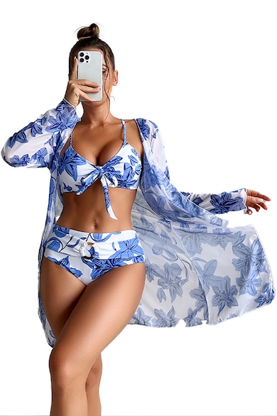 Дамски Бански С Дълъг Ръкав И за UV Защита EFAYN.RO Бански костюм