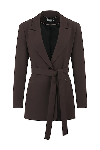 DiKa Сако с изрязани ревери и колан
