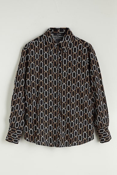 LC WAIKIKI Риза с копчета на маншетите и принт