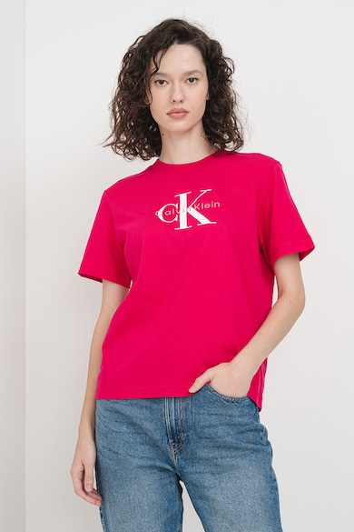 CALVIN KLEIN JEANS Свободна памучна тениска с лого