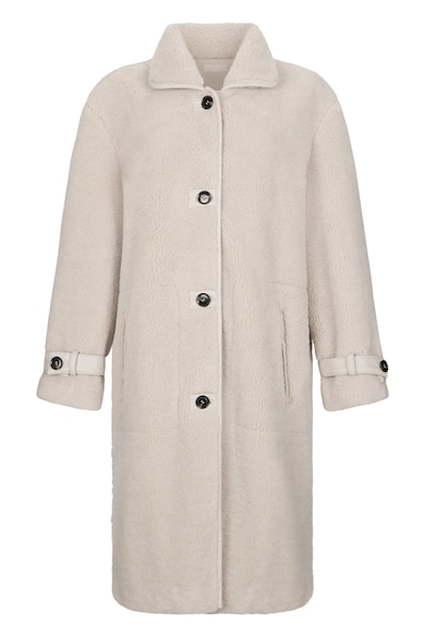 Плюшени Дамски Палта — Топ 7 За Стилен И Уютен Външен Вид Liu Jo Плюшено палто с джобове