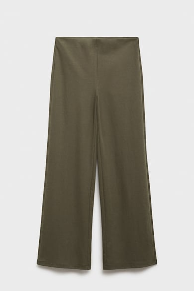 Mango Прав панталон с еластична талия