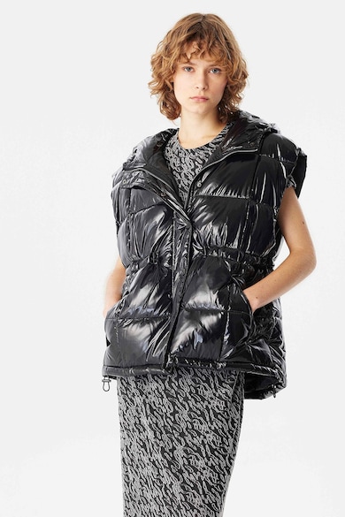 TWIST Ватиран елек с качулка