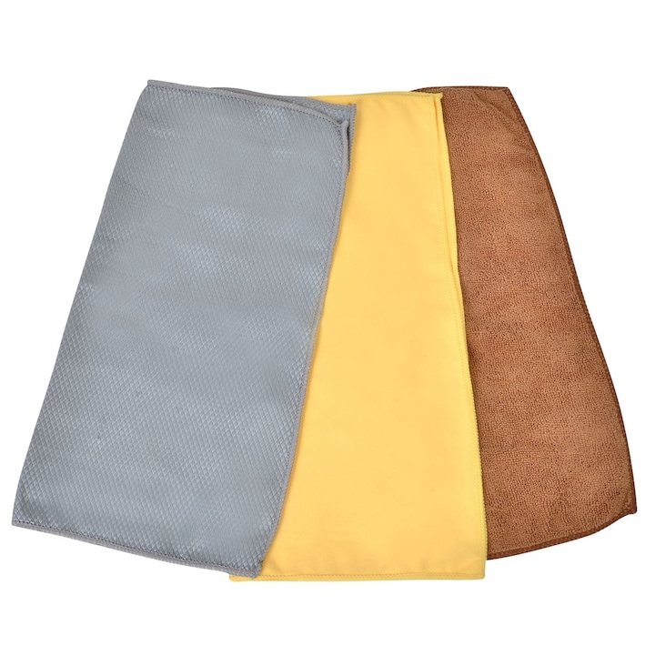 Комплект от 3 кърпи за кола