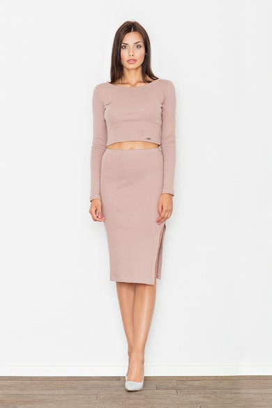 Figl Елегантен дамски комплект  къс топ и пола