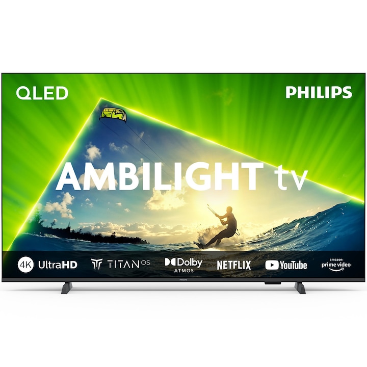 Топ 10 Най-Добрите Телевизори Philips — OLED, QLED И Ambilight За Всяка Стая Телевизор Philips AMBILIGHT tv QLED 43PUS8209