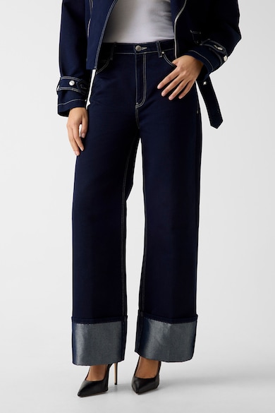 GUESS Дънки с висока талия и навити маншети