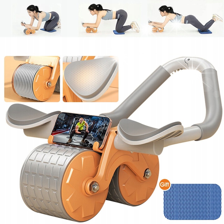 Автоматична ролка за тренировка на коремни мускули