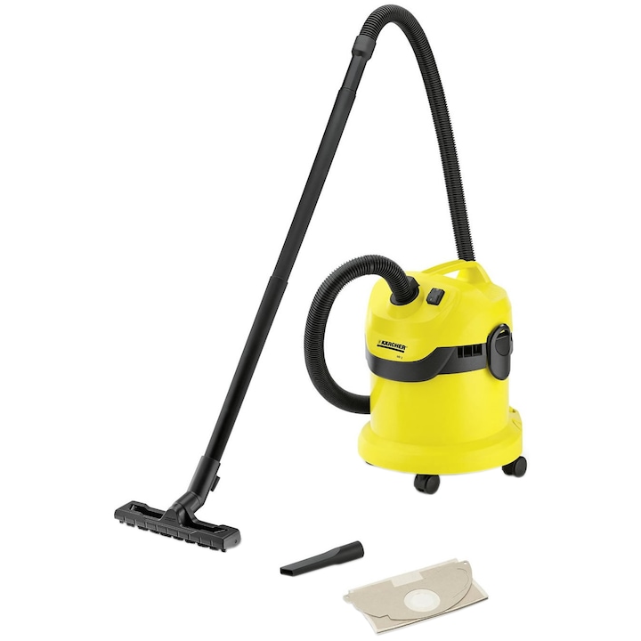 Прахосмукачка Karcher WD 2 – Технически характеристики vs. Реално представяне Прахосмукачка Karcher WD 2 – Технически характеристики vs. Реално представяне