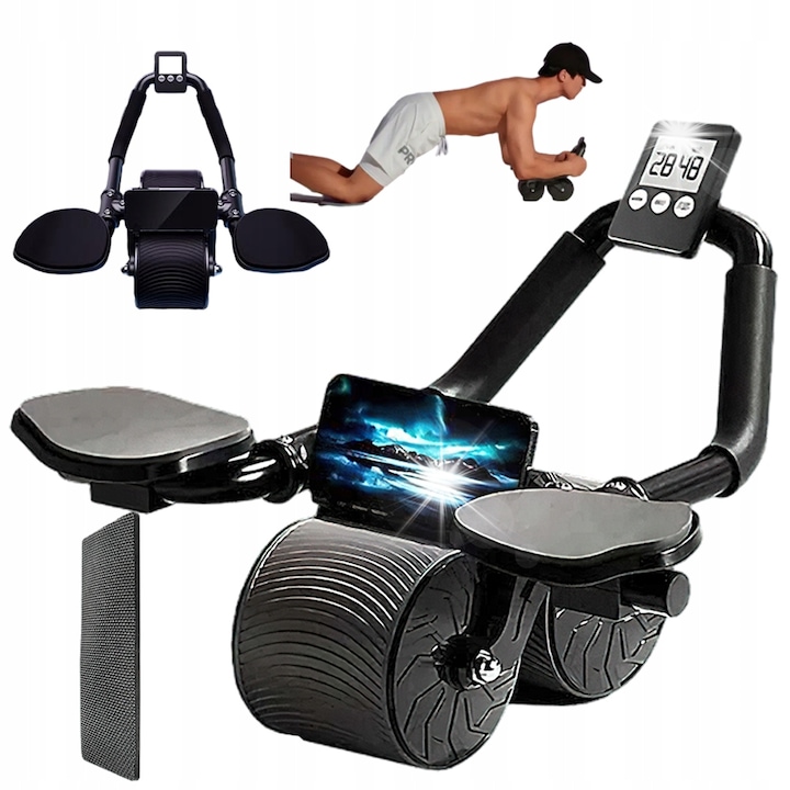 Ролка за коремни преси с опора за лакти