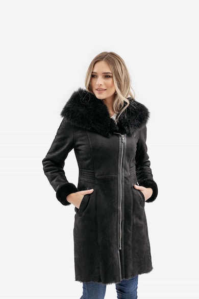 Gerali Tailoring Палто от естествен косъм  модел Claudia