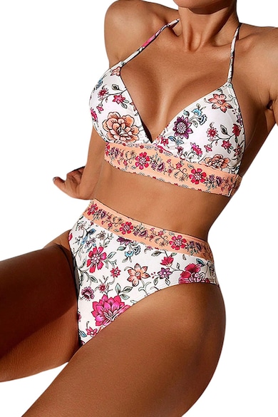 Дамски Бански С Висока Талия (Retro) — Фигура Удължаваща Опция EFAYN.RO Бански