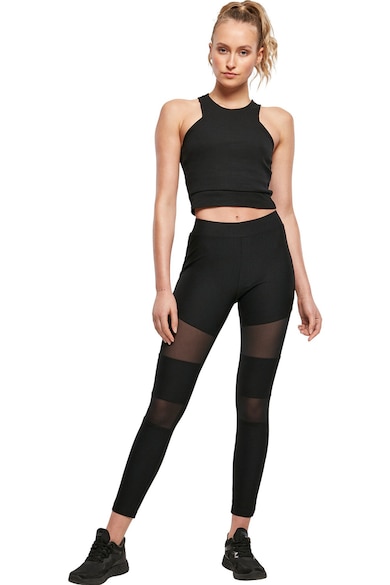 Топ 8 Дамски Клинове С Мрежести Зони За Тренировки Urban Classics Клин с висока талия и ефирни зони