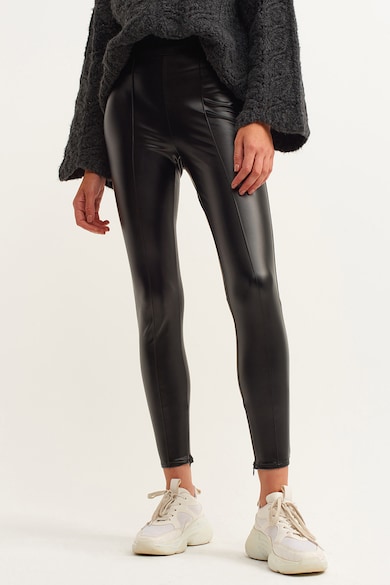 OXXO Скъсен клин от еко кожа