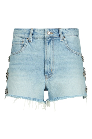 Топ 7 Дамски Дънки С Декоративни Камъни И Бродерии (За Парти) Liu Jo Къс панталон от деним с декоративни камъни