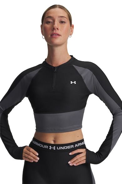 Under Armour Къса спортна блуза с къс цип