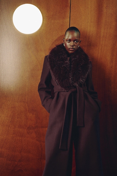 Mango Палто с вълна