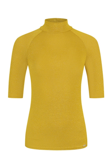 Топ 8 Дамски Блузи С Дантела И Ефирни Материи За Романтични Вечери DiKa Блуза от жарсе с вложки от лурекс