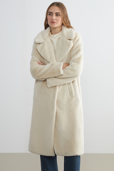 Кои Са Най-Предпочитаните Дамски Палта От LC WAIKIKI? LC WAIKIKI Палто от еко пух с рввери