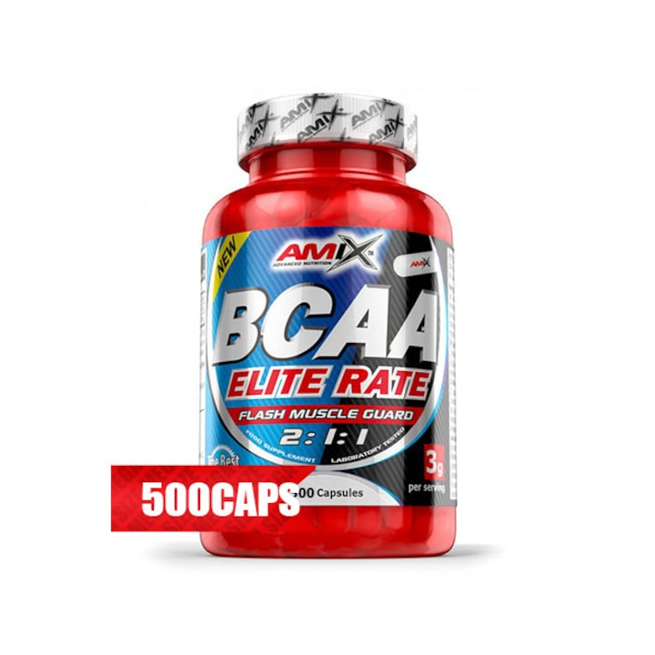 BCAA Elite Rate AMIX 500 Caps - eMAG.bg