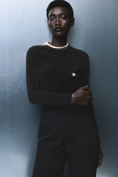 Mango Гащеризон с широк крачол и набирания