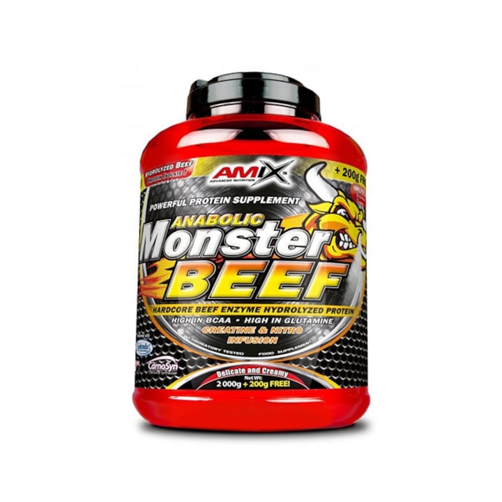 Monster Beef Protein AMIX Шоколад 2.200 kg - eMAG.bg