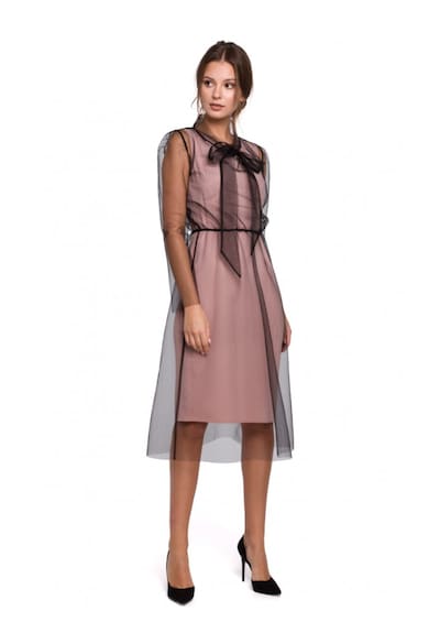 Парти Рокли Над 50 € — Топ 7 Блестящи Изборa Makover Рокля от тюл с връзка на врата